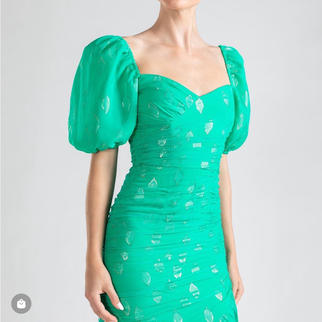 Shoshanna Midnight Lexa Dress. Jade Green. Size 8. Still In Stores. Worn Once.